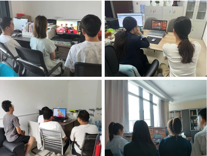 市城投集團集中收聽收看紀念中國人民抗日戰爭暨世界反法西斯戰爭勝利80周年大會